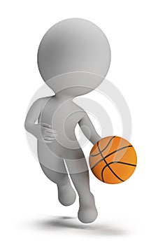3d small people - basketball player