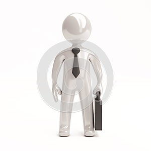 3d small people - businessman