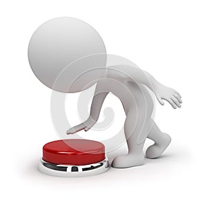 3d small people - button