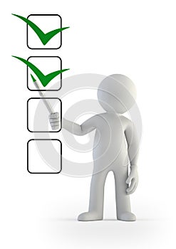 3d small people - checklist