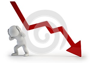 3d small people - negative graph