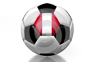 3D soccer ball with national flag - Austria