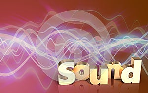 3d'sound' sign blank