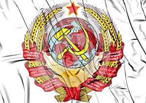 3D Soviet Union coat of arms 1923-1936.