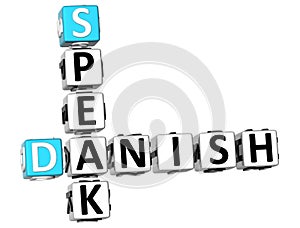 3D Speak Danish Crossword