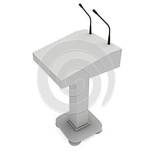 3d Speaker Podium