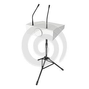 3d Speaker Podium on Tripod