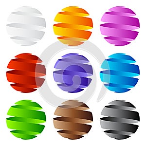 3D sphere icon and logo design