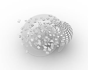 3d sphere reconstruction from parts.