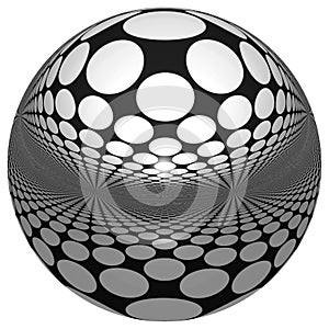 3D SPHERE WITH REFLECTIONS