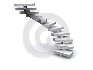 3D Spiral Stairs