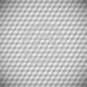 3D squares abstract background. Gray colors.