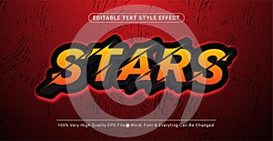 3d Stars Gaming Esport Text Effect, Editable Text Effect