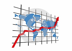 3d statistics - world map