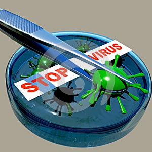 3D Stop the spread of Coronavirus 19