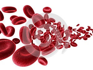 3d streaming blood cells