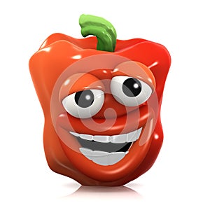 3d Stupid red pepper