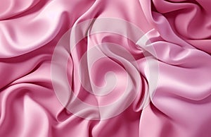3D style. 3D style. Pink fabric curves wave backgrounds