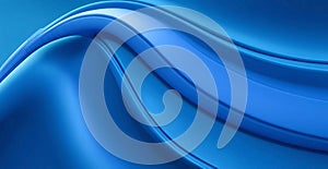 3D style. Abstract modern blue-wave design for business backgrounds.