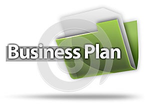 3D Style Folder Icon Business Plan