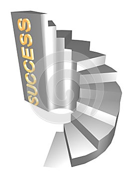 3d success illustration