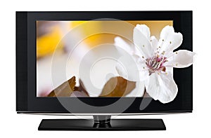 3D television. TV LCD in HD 3D. photo