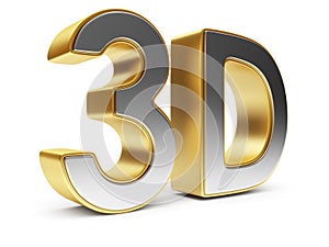 3D text. Entertainment cinema. Isolated icon photo