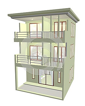 3D Townhome