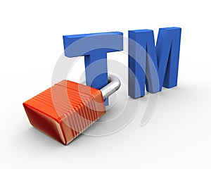 3d trademark protection concept