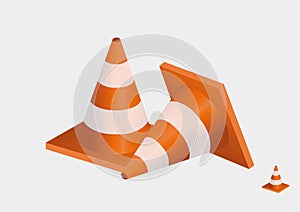 3D Traffic cones