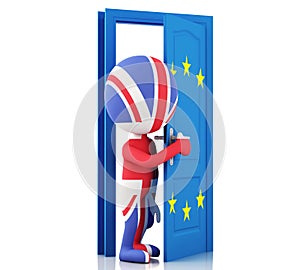 3d United Kingdom and European Union. Brexit