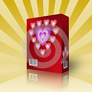 3d Valentine's Day box