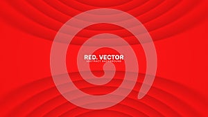 3D Vector Red Luxury Gala Ceremonial Elegant Abstract Background