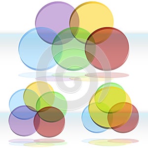 3D Venn Diagram Set