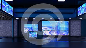 3D Virtual TV Studio News