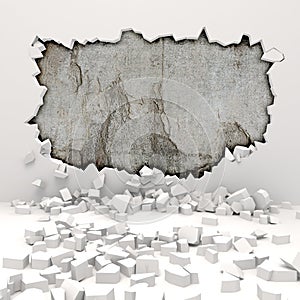 3d wall destruction