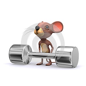 3d Weightlifter mouse