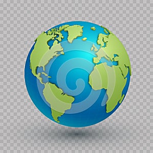 3d world map globe