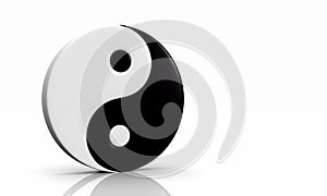 3D - Yin und Yang Symbol 03