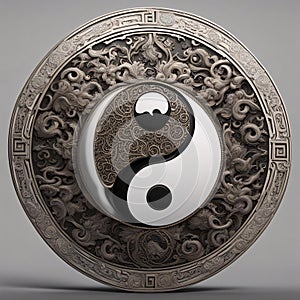 3D Ying Yang Painting