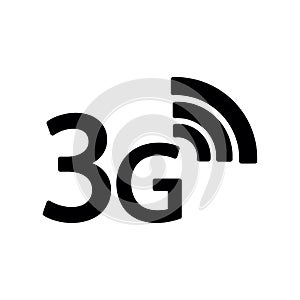 3g internet icon. icon for mobile phone or smart device