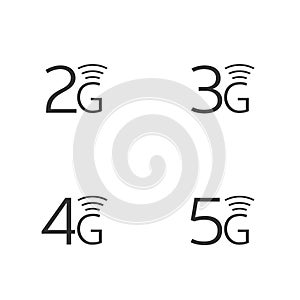 3g internet vector icons