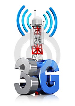 3G wireless communication concept