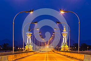 3rd Thai - Lao friendship bridge at Nakhon Phanom Thailand