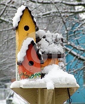 3tier birdhouse photo