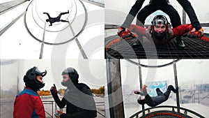 4 in 1 - aerodynamic tube. flying in tube experience