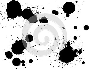 4 Black Splats 6 photo