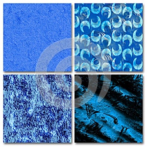 4 Blue abstract composition