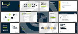 4 data infographics tab paper index template. Illustration business abstract background