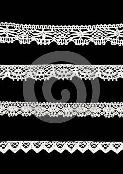 4 different lace borders